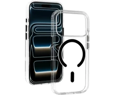 Liavec Pure dėklas su kameros valdymo mygtuku, skirtas iPhone 18 Pro/17 Pro, juodas