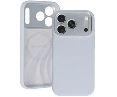 Liavec Silk Shield dėklas su metaliniu kameros rėmeliu, skirtas iPhone 18 Pro Max/17 Pro Max, pilkas