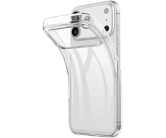 Marka Niezdefiniowana - iPhone 18 Pro Max / 17 Pro Max apsauginis TPU dėklas su apsauga nuo pirštų atspaudų - permatomas