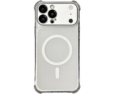 Marka Niezdefiniowana - iPhone 18 Pro Max / 17 Pro Max magnetinis TPU dėklas su nuimamu fotoaparato dangteliu – permatomas