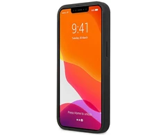 Mercedes Benz Apple iPhone 14 Plus Mercedes AMG odinis dėklas Debossed Lines (AMHCP14MGSEBK) juodos spalvos
