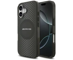 Mercedes Dėklas AMG Double Layer skaidrus Graphics MagSafe skirtas Apple iPhone 17 juodos spalvos