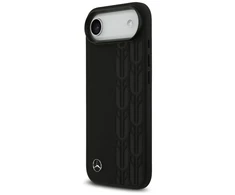 Mercedes Leather Laurel Leaves MagSafe dėklas Apple iPhone Air juodos spalvos