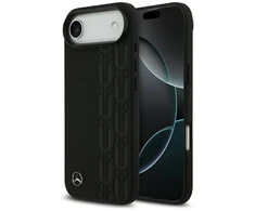 Mercedes Leather Laurel Leaves MagSafe dėklas skirtas Apple iPhone Air juodos spalvos