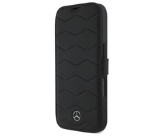 Mercedes MEHCP16X23RWRSK Apple iPhone 16 Pro Max 6.9" dėklas telefonui juodos spalvos MB Waves Leather
