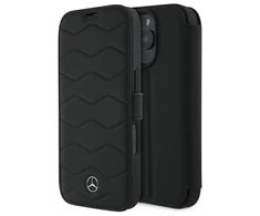 Mercedes MEHCP16X23RWRSK Apple iPhone 16 Pro Max 6.9" dėklas telefonui juodos spalvos MB Waves Leather