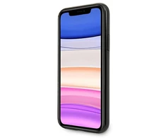 Mercedes Benz Apple iPhone 11 Mercedes dėklas Sidabrinis Stars Pattern (MEHCN61ESPBK) juodos spalvos