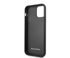 Mercedes Benz Apple iPhone 11 Pro Max Mercedes Hard dėklas Wood Line Walnut (MEHCN65VWOLB) rudos spalvos