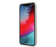 Mercedes Benz Apple iPhone 12 Pro Max Mercedes dėklas Transparent Line (MEHCP12LCLGBL) mėlynos spalvos