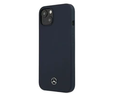 Mercedes Benz Apple iPhone 13 Mini Mercedes dėklas silikoninis Line (MEHCP13SSILNA) mėlynos spalvos