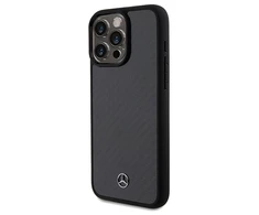 Mercedes Carbon Fiber Dynamic - dėklas skirtas Apple iPhone 15 Pro Max Juodas