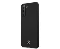Mercedes Benz Samsung Galaxy S21 Mercedes dėklas silikoninis Line (MEHCS21SSILBK) juodos spalvos