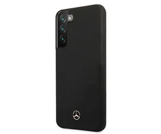 Mercedes Benz Samsung Galaxy S22 Plus Mercedes silikoninis dėklas (MEHCS22MSILBK) juodos spalvos