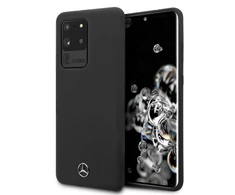 Dėklas Mercedes MEHCS69SILSB S20 Ultra G988 hard case juodas/juodas Silicone Line