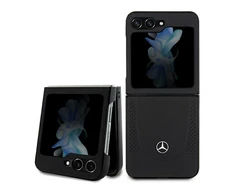 Mercedes Benz Samsung Galaxy Z Flip 5 Mercedes Odinis Dėklas Urban (MEHCZF5ARMBK) juodos spalvos
