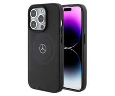 Mercedes-Benz dėklas iPhone 15 Pro, juodas