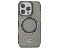 Mercedes MEHMP16L23HUOSK Apple iPhone 16 Pro 6.3" dėklas telefonui juodos spalvos dėklas telefonui sidabro spalvos Ring MagSafe