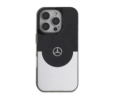 Mercedes MEHMP16X23HBIGK Apple iPhone 16 Pro Max 6.9" dėklas telefonui sidabro spalvos Doubel Layer BiColor MagSafe