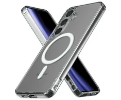 Mercury dėklas MagSafe Jelhard Samsung Galaxy S24 FE dėklas telefonui skaidrus