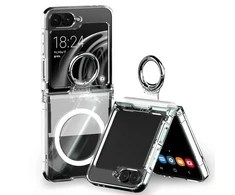 Dėklas „Mercury Plugs MagSafe Pro Ring Flip6F741 Clear“