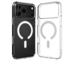 Dėklas Mercury Jelhard MagSafe skirtas Apple iPhone 17 Pro Max skaidrus