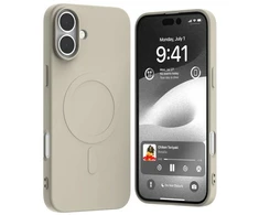 Dėklas Mercury MagSafe Semi-Silikoninis Apple iPhone 16 Plus 6,7" dėkals telefonui pilkos spalvos