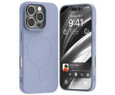Mercury MagSafe Semi-Silikoninis Apple iPhone 16 Pro 6,3" dėklas telefonui levandų spalvos