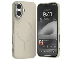 Dėklas Mercury MagSafe Semi-Silikoninis Apple iPhone 16 6,1" dėkals telefonui pilkos spalvos
