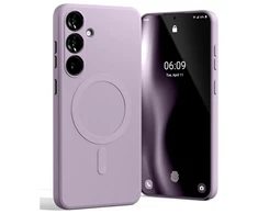 Mercury MagSafe Semi-silikoninis Samsung Galaxy S24 FE S721 dėklas telefonui violetinės spalvos
