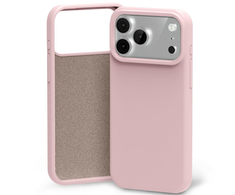 Dėklas Mercury Silicone skirtas Apple iPhone 17 Pro rožinės spalvos