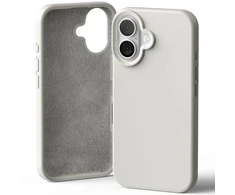 Dėklas Mercury Silikoninis Apple iPhone 16 6,1" dėkals telefonui pilkos spalvos