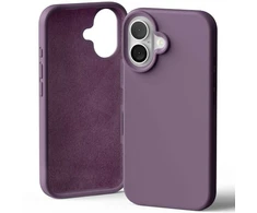 Mercury Silikoninis Apple iPhone 16 6,1" dėklas telefonui violetinės spalvos
