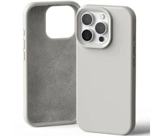Dėklas Mercury Silikoninis Apple iPhone 16 Pro 6,3" dėkals telefonui pilkos spalvos