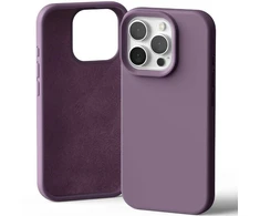 Mercury Silikoninis Apple iPhone 16 Pro 6,3" dėklas telefonui violetinės spalvos