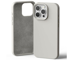 Dėklas Mercury Silikoninis Apple iPhone 16 Pro Max 6,9" dėkals telefonui pilkos spalvos