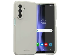 Dėklas Mercury Silicone Samsung A26 pilkos spalvos/stone
