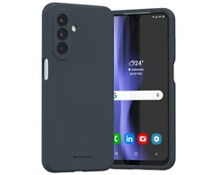 Dėklas Mercury Silicone Samsung A26 mėlynos spalvos/navy