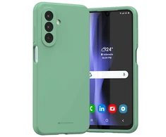 Dėklas Mercury Silicone Samsung A26 žalios spalvos/žalias