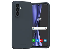 Dėklas Mercury Silicone Samsung A36 mėlynos spalvos/navy