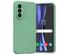 Dėklas Mercury Silicone Samsung A36 žalias/žalios spalvos