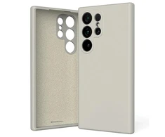 Mercury Silikoninis Samsung Galaxy S24 Ultra S928 dėklas telefonui pilkos spalvos