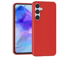 Mercury Soft Samsung Galaxy A55 A556 dėklas telefonui raudonos spalvos