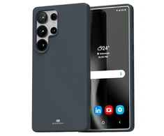 Dėklas „Mercury Soft“ „Samsung Galaxy S25 Ultra S938“ vidurnakčio mėlynas