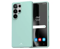 Dėklas „Mercury Soft“ „Samsung Galaxy S25 Ultra S938“ mėtų spalvos