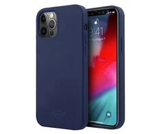 Mini Morris Mini MIHCP12LSLTNA Apple iPhone 12 Pro Max 6,7" tamsiai mėlyna/navy tvirtas silikoninis dėklas