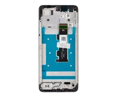 Dėklas Motorola G06 LCD Ekranas + Touch Unit + Front Cover Juodas (Service Pack)