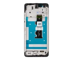 Dėklas Motorola G06 Power LCD Ekranas + Touch Unit + Front Cover Juodas (Service Pack)