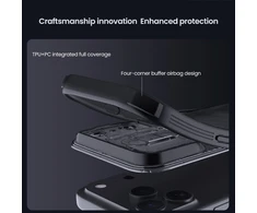 Nillkin CamShield PRO dėklas skirtas Apple iPhone 17 Pro skaidrus juodos spalvos