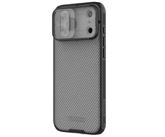 Nillkin CamShield PRO dėklas skirtas Apple iPhone 17 Pro Max skaidrus juodos spalvos