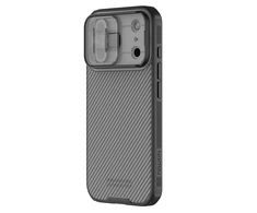Nillkin CamShield PRO dėklas skirtas Apple iPhone 17 Pro skaidrus juodos spalvos